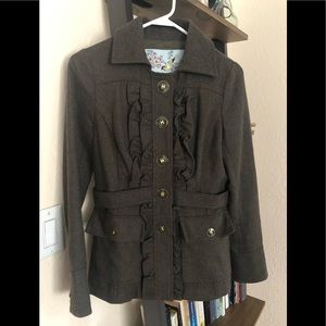 Anthropologie Tabitha Military Jacket